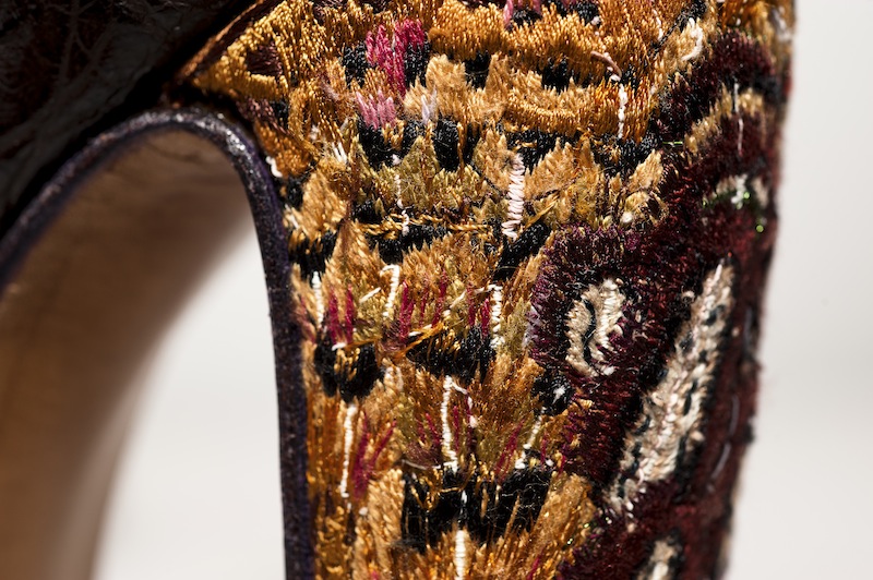 Embroidery on a Holbein Shoe