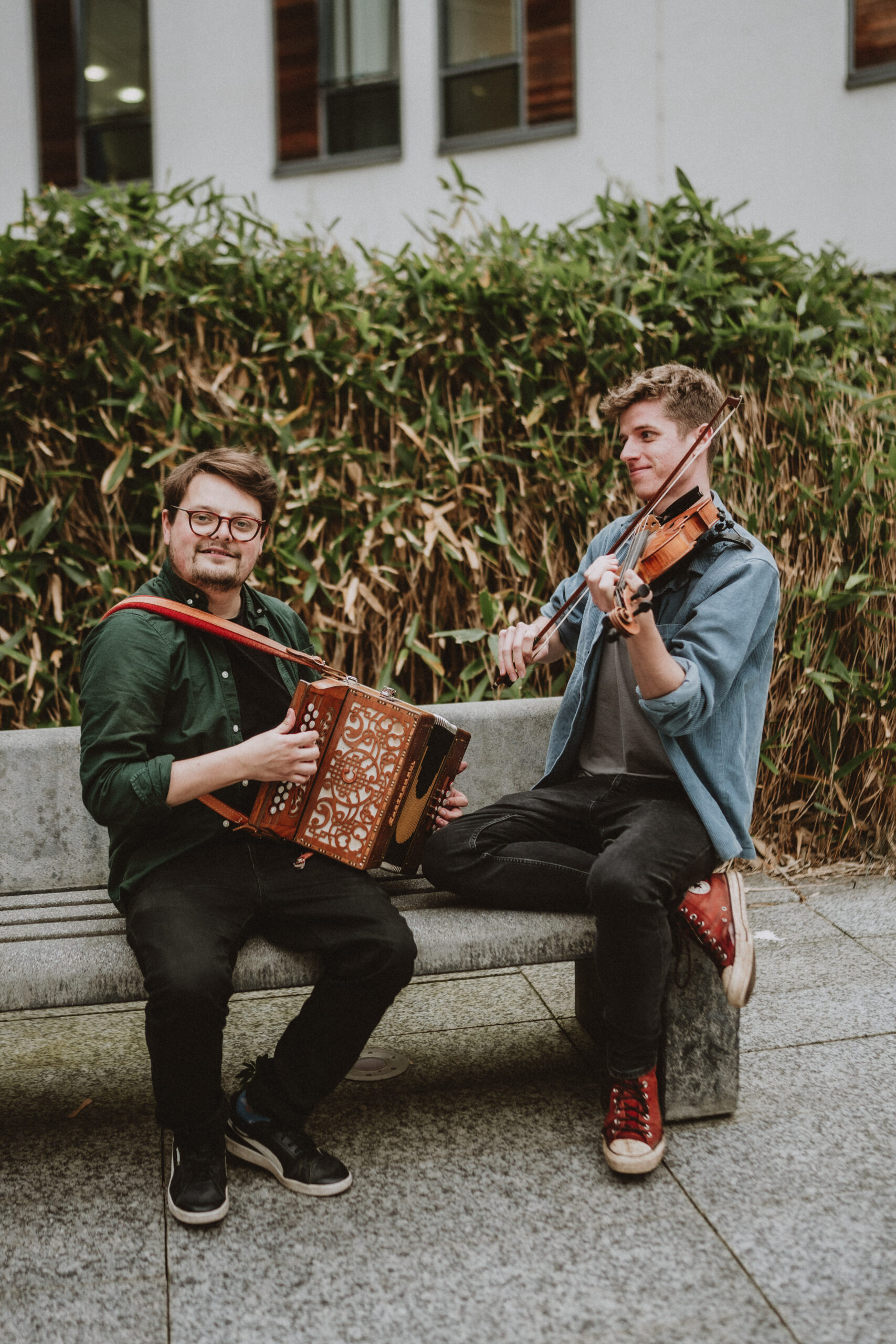 Live music from Dave Gray and Jon Doran
