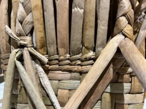 rush weaving segment, nature woven into contemporary practice
